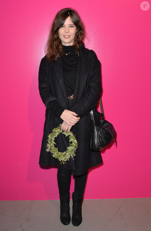 Lou Lesage assiste au lancement du parfum Anaïs Anaïs Premier Délice de Cacharel au Palais de Tokyo. Paris le, 14 février 2014.