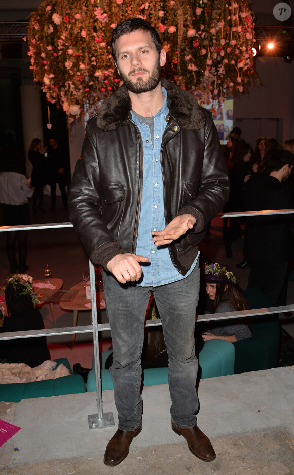 Hugo Becker assiste au lancement du parfum Anaïs Anaïs Premier Délice de Cacharel au Palais de Tokyo. Paris le, 14 février 2014.