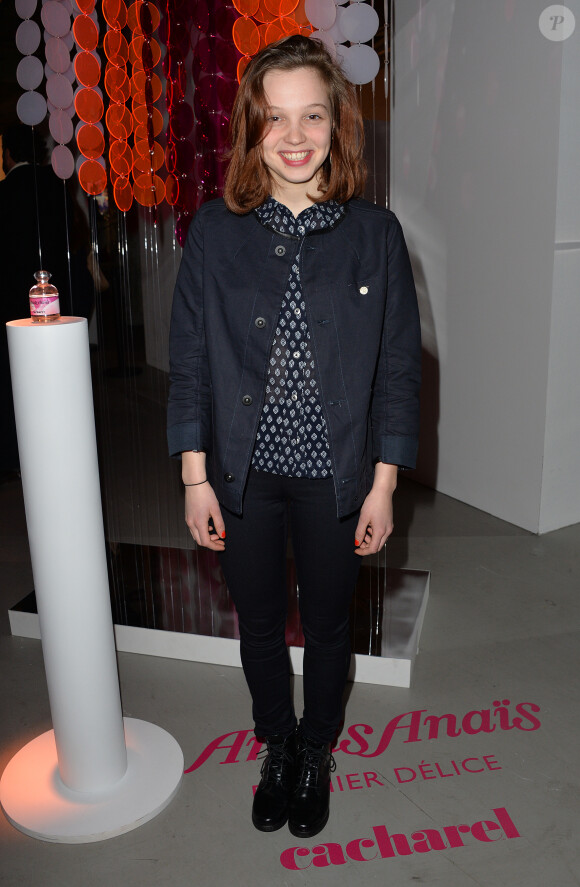 Solenne Rigot assiste au lancement du parfum Anaïs Anaïs Premier Délice de Cacharel au Palais de Tokyo. Paris le, 14 février 2014.