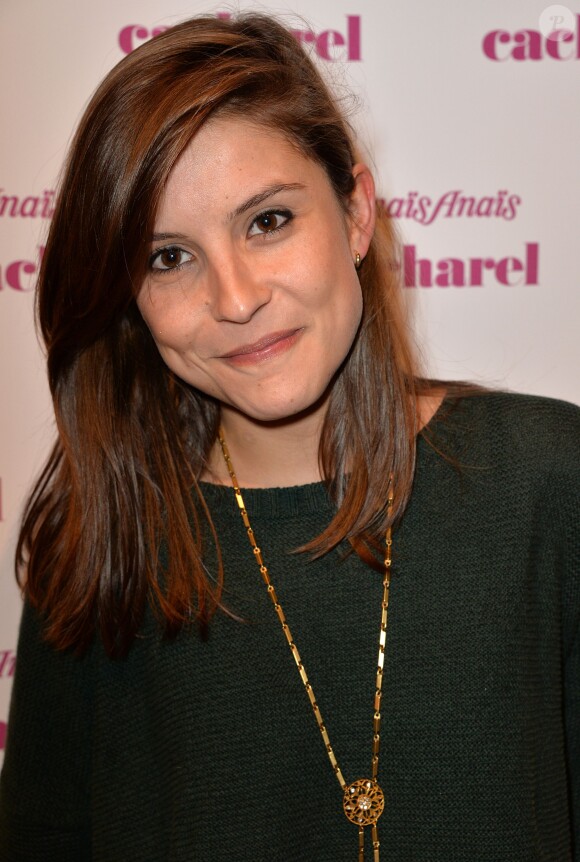 Flore Bonaventura assiste au lancement du parfum Anaïs Anaïs Premier Délice de Cacharel au Palais de Tokyo. Paris le, 14 février 2014.