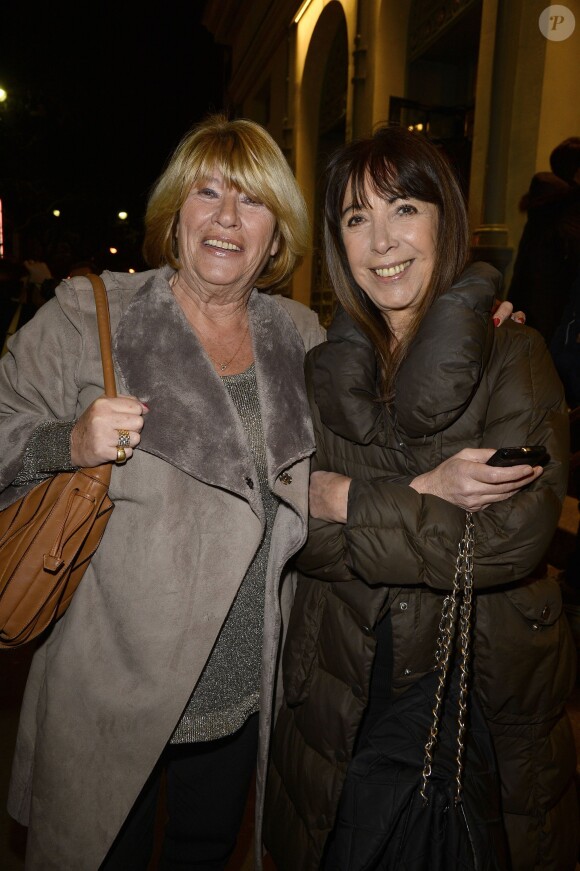 Agnès Deray et Lydie De Sarzens - Générale de la pièce "L'Appel de Londres" au Théâtre du Gymnase à Paris, le 19 février 2014.