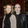 Philippe Harel et sa femme Sylvie Bourgeois - Générale de la pièce "L'Appel de Londres" au Théâtre du Gymnase à Paris, le 19 février 2014.
