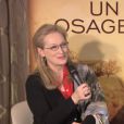 Conférence de presse de Meryl Streep à Paris le 14 février 2014 pour le film Un été à Osage County