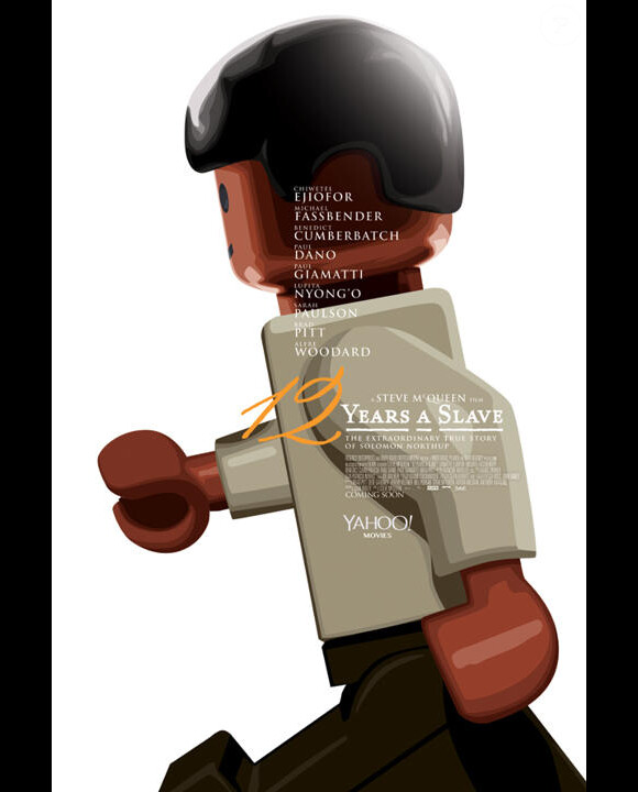 Affiche parodiée de 12 Years A Slave par les LEGO pour les Oscars 2014.