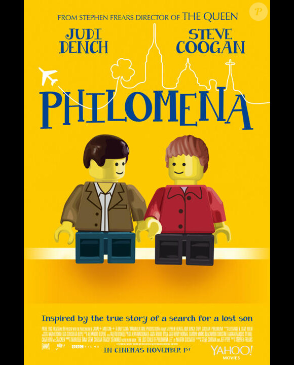 Affiche parodiée de Philomena par les LEGO pour les Oscars 2014.