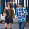 Jake Gyllenhaal et sa petite amie Alyssa Miller à New York, le 21 septembre 2013.