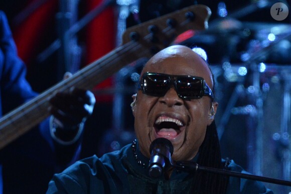 Stevie Wonder à la 45e cérémonie NAACP Image Awards à Pasadena, le 22 février 2014.