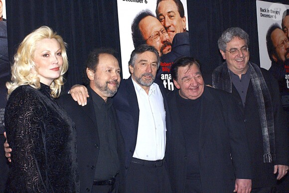 Billy Crystal, Robert de Niro, Joe Viterelli et Harold Ramis à New York le 3 décembre 2002.