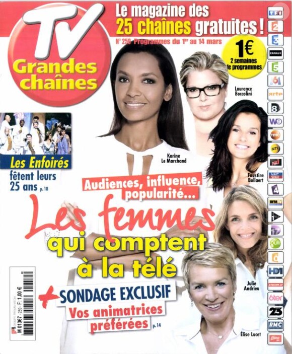 Magazine TV Grandes Chaînes du 1er au 14 mars 2014.