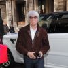 Bernie Ecclestone, accompagné de son épouse Fabiana Flosi, a déjeuné avec sa fille Tamara Ecclestone et son mari Jay Rutland à Londres, le 22 février