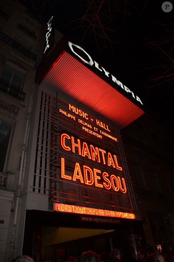 Exclusif - Spectacle de Chantal Ladesou à l'Olympia à Paris, le 22 février 2014