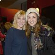 Exclusif - Chantal Ladesou et une amie lors du spectacle de Chantal Ladesou à l'Olympia à Paris, le 22 février 2014