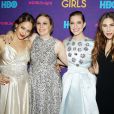 Jemima Kirke, Lena Dunham, Allison Williams et Zosia Mamet lors de la présentation de la saison 3 de Girls à New York le 6 janvier 2014