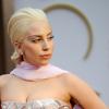 La chanteuse Lady Gaga, en Atelier Versace, à la 86e cérémonie des Oscars à Hollywood, le 2 mars 2014.