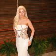 Lady Gaga - soirée Vanity Fair à l'occasion des Oscars, à Los Angeles le 2 mars 2014.
