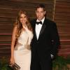 Sofia Vergara et son fiancé Nick Loeb à la Vanity Fair Oscar Party, au Sunset Plaza, West Hollywood, le 2 mars 2014.
