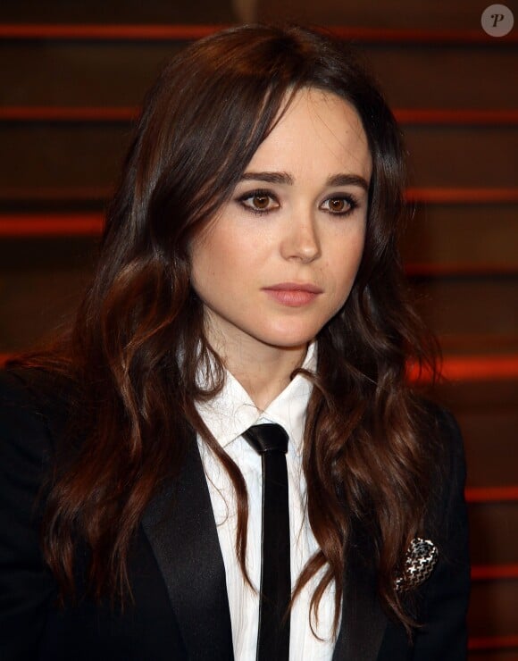 Ellen Page à la Vanity Fair Oscar Party, au Sunset Plaza, West Hollywood, le 2 mars 2014.