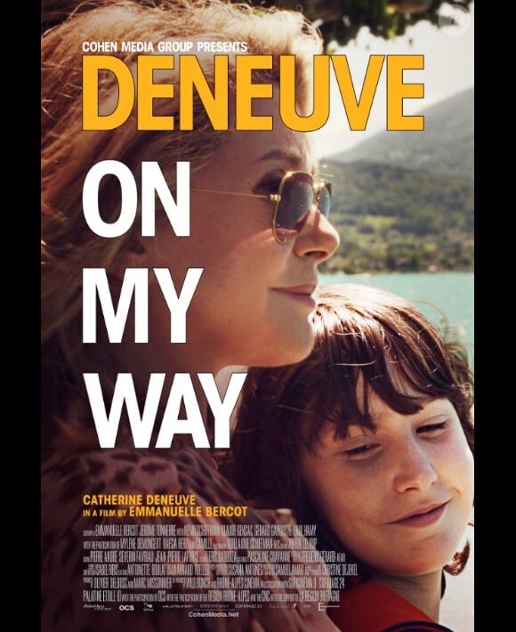 "On My Way" - L'affiche américaine du film de "Elle s'en va" d'Emmanuelle Cercot qui ouvrira le festival Rendez-vous with french cinema le 6 mars 2014 à New York.