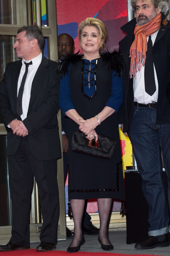 Catherine Deneuve - présentation du film "Dans la Cour" de Pierre Salvadori au 64e Festival International du Film de Berlin, le 11 février 2014.