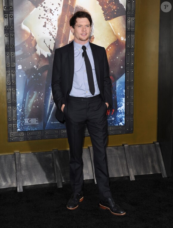 Jack O'Connell lors de l'avant-première du film 300 - La Naissance d'un empire, à Los Angeles le 4 mars 2014