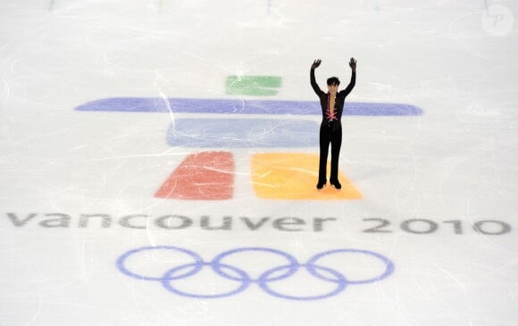 Johnny Weir aux JO de Vancouver 2010, le 16 février.