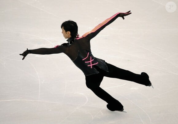 Johnny Weir aux JO de Vancouver 2010, le 16 février.