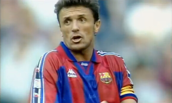 Gheorghe Popescu avec le FC Barcelone