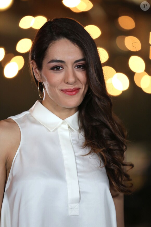 Exclusif - Sofia Essaïdi - Enregistrement de l'émission "La nouvelle génération chante Goldman" au Palais des Sports, le 26 novembre 2013.