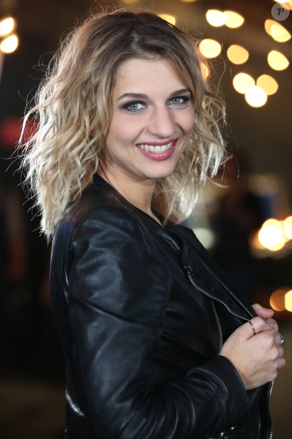 Exclusif - Amandine Bourgeois - Enregistrement de l'émission "La nouvelle génération chante Goldman" au Palais des Sports, le 26 novembre 2013.