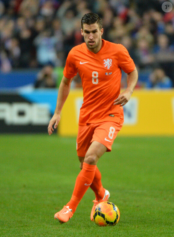 Kevin Stootman lors du match amical France contre Pays-Bas au Stade de France à Saint-Denis le 5 mars 2014.