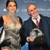 Jacques Audiard récompensé lors de la 8e cérémonie des Globes de Cristal au Lido à Paris le 4 février 2013.