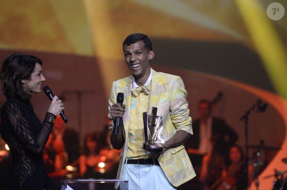 Stromae lors de la 29e édition des Victoires de la Musique à Paris, le 14 février 2014.