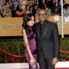 Forest Whitaker et sa femme Keisha Whitaker aux Screen Actors Guild Awards à Los Angeles, le 18 janvier 2014.