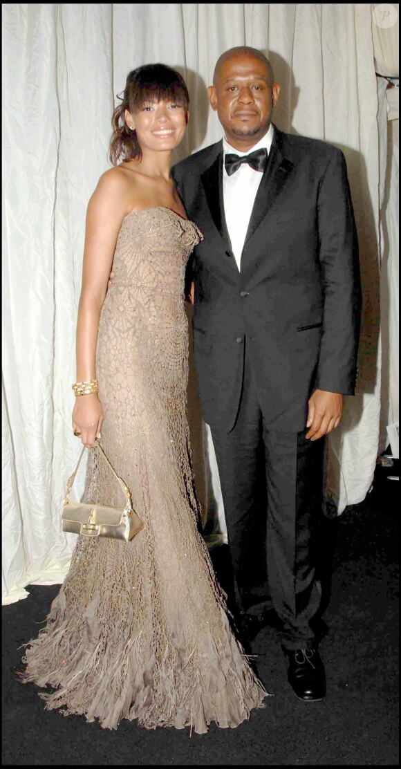 Forest Whitaker et sa femme Keisha Whitaker à Londres le 18 octobre 2006.
