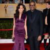 Forest Whitaker et sa femme Keisha Whitaker aux Screen Actors Guild Awards à Los Angeles, le 18 janvier 2014.