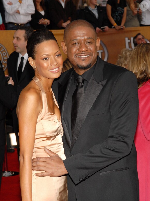 Forest Whitaker et Keisha Whitaker aux Screen Actors Guild Awards à Los Angeles, le 28 janvier 2007.