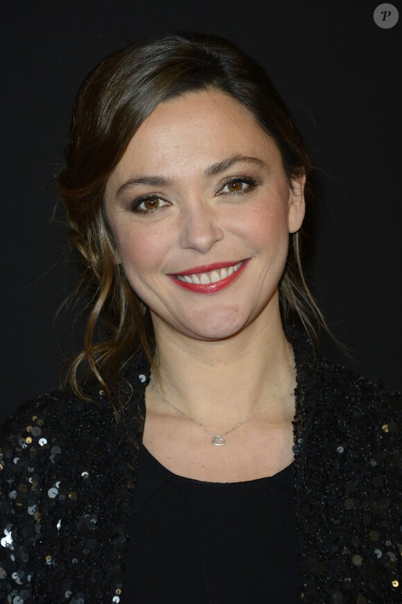 Sandrine Quétier à la 21e cérémonie des trophées du film Français au Palais Brongniart à Paris, le 4 février 2014.