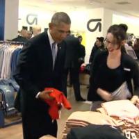 Barack Obama : Un président normal client chez Gap, pour Michelle et ses filles