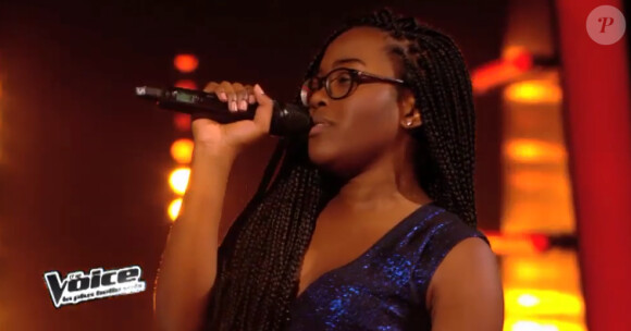Battle entre Lioan et Margie dans "The Voice 3" sur TF1 le samedi 15 mars 2014.