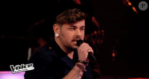 Battle entre Lioan et Margie dans "The Voice 3" sur TF1 le samedi 15 mars 2014.