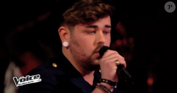Battle entre Lioan et Margie dans "The Voice 3" sur TF1 le samedi 15 mars 2014.