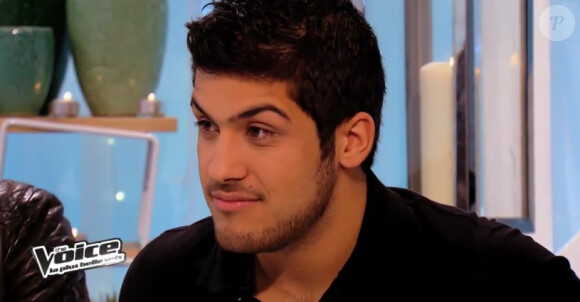 Battle entre Bruno Moreno et Jérémy Ichou dans "The Voice 3" sur TF1 le samedi 15 mars 2014.