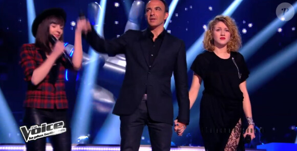 Cinquième battle entre Natacha Andreani et Cloé dans "The Voice 3" sur TF1 le samedi 15 mars 2014.