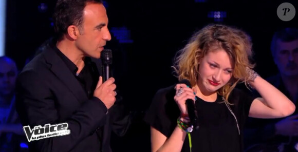 Cinquième battle entre Natacha Andreani et Cloé dans "The Voice 3" sur TF1 le samedi 15 mars 2014.