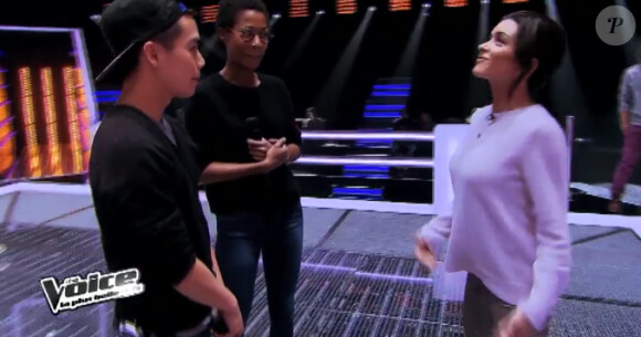 Battle entre La Petite Shade et Rich Ly dans "The Voice 3" sur TF1 le samedi 15 mars 2014.