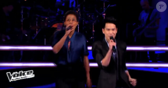 Battle entre La Petite Shade et Rich Ly dans "The Voice 3" sur TF1 le samedi 15 mars 2014.