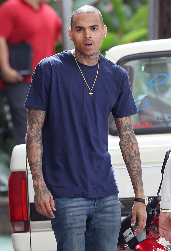 Chris Brown à Hawaï, le 21 février 2013.