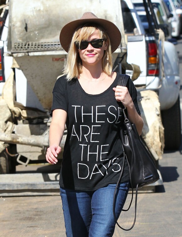 Reese Witherspoon à Brentwood, le 12 mars 2014.