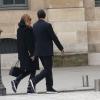 Heidi Klum et Vito Schnabel ont passé la journée de lundi à visiter des galeries d'art à Paris, le 17 mars 2014.