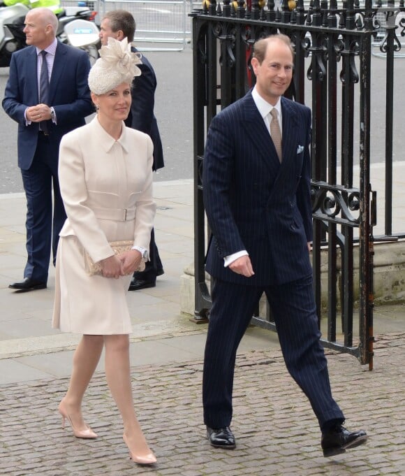 Sophie et Edward de Wessex à Westminster pour le service du Commonwealth Day le 10 mars 2014